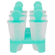 Формы для мороженого Stenson R21107 пластиковые 6 шт 10x9.5 см Turquoise - изображение 2