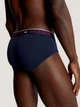Набір чоловічих трусів-брифів Tommy Hilfiger (7114439124667) Essential Luxe Stretch Brief 3-Pack L Сині - зображення 4