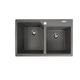 Мойка кухонна VALESO HARMONY 7850, гранітна матова, Сірий муссон (SP000047112) - зображення 1