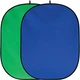 Фон в пружинной рамке Visico BP-028 2в1 Chroma Key (зелёный/синий) 150x200см - изображение 1