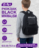 Рюкзак Zibi Black Minimalism 42.5х30х14.5 см 18 л (ZB.700305) - зображення 12