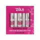 Набір складів Zola Protein (рожеві) для ламінування брів та вій (10 мл) - зображення 1