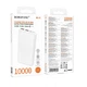 Power Bank BOROFONE BJ80 Clever 10000 mAh із швидкою зарядкою Мобільна Батарея для телефону/смартфону Apple/Android/Samsung Білий - зображення 2