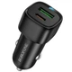 Зарядний автомобільний BOROFONE BZ34B Cloud (PD20W+QC3.0 USB Type-C 38W) швидка зарядка для устройств в машину Чорний - зображення 1