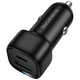 Зарядний автомобільний BOROFONE BZ34B Cloud (PD20W+QC3.0 USB Type-C 38W) швидка зарядка для устройств в машину Чорний - зображення 4