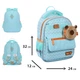 Рюкзак дитячий I Love Capy K-37XS для дівчинки 32 см YES (550459) - изображение 3