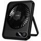 Вентилятор портативний Hoco HX607 Slim Desktop Fan настільний 2000mAh LED-дисплей для роботи та відпочинку Чорний - зображення 1
