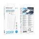 Power Bank BOROFONE BJ80A Clever 20000 mAh із швидкою зарядкою Мобільна Батарея для телефону/смартфону Apple/Android/Samsung Білий - зображення 2