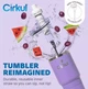 Термокружка Cirkul Аметист Нержавеющая Сталь 700 мл On-The-Go StrawSip Cirkul 41198 - изображение 3