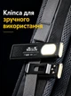 Ручний Ліхтарик Світлодіодний на Акумуляторі з LED ліхтарик карманний, на голову акумуляторний Налобний USB - зображення 2