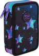 Piórnik CoolPack Jumper 2 Star Night dwukomorowy z wyposażeniem 19.5 x 12.5 x 5 cm (5903686370007) - obraz 1
