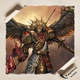 Постер Вархаммер 40000, Сангвіній, примарх Кривавих Янголів, Warhammer 40000, W40K, дарк фентезі, A3 40×30 см (id7236) - зображення 4
