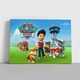 Інтер'єрна картина Щенячий патруль, Paw Patrol, декор в дитячу кімнату, мультфільм, 60×85 см (id3819) - зображення 1