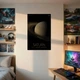 Постер Сатурн, Saturn, NASA, НАСА, космос, астрономия, A3 42×27 см (id7135) - изображение 2