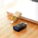 Адаптер Lightning USB Hoco UA36 OTG 480Mbps чорний алюмінієвий 34x10x17мм для підключення пристроїв - зображення 10