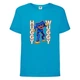 Футболка дитяча Поппі Плейтайм Хаггі Ваггі (Poppy Playtime huggy wuggy 001) блакитна 116 см - зображення 1