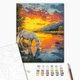 Картина за номерами 40×50 см Кінь на світанку Brushme BS54417 - зображення 2