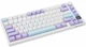 Ігрова клавітура Attack shark X820 Ultra White-purple з дисплеєм, ENG + UA, 75%, 4000mAh, Hot-Swap, RGB, 2.4GHz/Bluetooth/USB - изображение 2