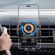 Тримач для телефона Essager Junyi 15W Wireless Phone Holder for Car (Air Outlet Type) Black (EZJWX-JY01-Z) - зображення 6