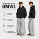 Спортивні штани GMWL для хлопчика широкі баггі streetwear,Світло-сірий, 158 - зображення 3