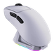 Бездротова ігрова миша RGB AJAZZ AJ179P PAW3395 з магнітною зарядною базою Біла - зображення 1