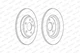 Гальмівний диск FERODO DDF2599C Audi A5, A4, Allroad, Q5, A7, A6 8W0615601C, 80A615601, 80A615601B - изображение 1