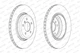 Гальмівний диск FERODO DDF2154C1 BMW 5 Series, 6 Series 34216763827 - изображение 1