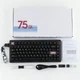 Бездротова механічна клавіатура CIDOO QK75 Black, з ролером, розмір 75%, RGB підсвічування (2.4G/Bluetooth/USB) - зображення 2