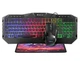 Комплект XTRIKE ME MK-900 USB, Black, підсвічування RGB, Gaming, кабель 1.5м (6932391924457) - зображення 1