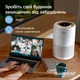 Очиститель воздуха Smart Levoit Core 200S Plus Filter White Wi-Fi, дополнительный фильтр 3 в 1 True HEPA, 35 м², 170 м³/ч, настоящий HEPA-фильтр 3 в 1, активированный уголь, сенсорный экран панели управления - изображение 9