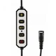 Бестеневая лампа-дуга Moon HD-M6X 36 Вт черная на штативе 125-180 см, LED 320, 2700K-5600K для косметологии и beauty-съемки - изображение 7