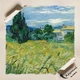 Постер Поле с зелёной пшеницей и кипарисом, Ван Гог, Vincent van Gogh, Green Field, A3 30×37 см (id3035) - изображение 4
