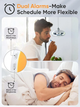 Световой будильник Wake Up Light YF-01 bluetooth-динамик с имитацией восхода и заката Белый - изображение 4
