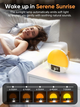 Световой будильник Wake Up Light YF-01 bluetooth-динамик с имитацией восхода и заката Белый - изображение 6