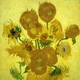 Інтер'єрна картина Соняшники, Вінсент ван Гог, Vincent van Gogh, Sunflowers, интер'єрний декор, 40×30 см (id6654) - зображення 7