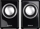 Колонка портативна Real-El S-215 Black, 2 x 3 Вт, МДФ, живлення від USB - зображення 2