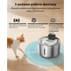 Фонтан для котів та собак NPET WF210Plus-WM 4 л з вбудованим акумулятором та датчиком руху, нержавіюча сталь (266-METAL) - зображення 2