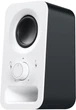 Портативная колонка Logitech Z150 White 2×3 Вт, 3.5 мм, выход для наушников, линейный вход - изображение 3