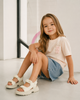 Босоніжки для дівчинки Y.Top Бежевий (40047 beige (29 (19 см)) - зображення 3
