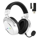 Навушники бездротові Hator Hypergang 3 Wireless Bluetooth 5.3 + USB-ресивер 40h White (ESH56) - зображення 1