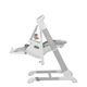 Стул-качели 3в1 CARRELLO Cascata CRL-10303 шезлонг + качели + стул для кормления, датчик движения, 5 скоростей, дистанционное управление со смартфона, от рождения до 3 лет Ash Grey - изображение 4