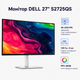 Монітор Dell S2725QS 27 дюймів IPS 4K 120 Гц HDMI FreeSync для дому та офісу Білий (210-BQWM) - зображення 2