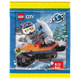 Конструктор Lego Фигурка Arctic Explorer with Snowmobile Paper Bag City 952512 cty1938 - изображение 1