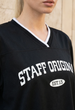 Футболка Жіноча Стаф Чорна Базова Оверсайз Оригінал Staff Original 13 Black Oversize L (392292) - зображення 3