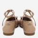 Женские балетки кожаные Michael Kors 119501239 40 Бежевые (1159860652) - изображение 4