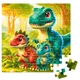 Пазлы Vladi Toys De.tail Веселые динозаврики 64 детали DT1234-21 - изображение 3