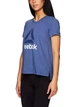 Легка трикотажна футболка Reebok Women's Ultimate Slinky Jersey Logo, синя, L - зображення 2