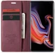 Чехол книжка Caseme с магнитом для Samsung Galaxy S10 Plus бордовый - изображение 2