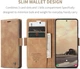 Чехол книжка Caseme с магнитом для Samsung Galaxy S26 Ultra коричневый - изображение 4