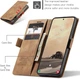 Чехол книжка Caseme с магнитом для Samsung Galaxy S26 Ultra коричневый - изображение 5